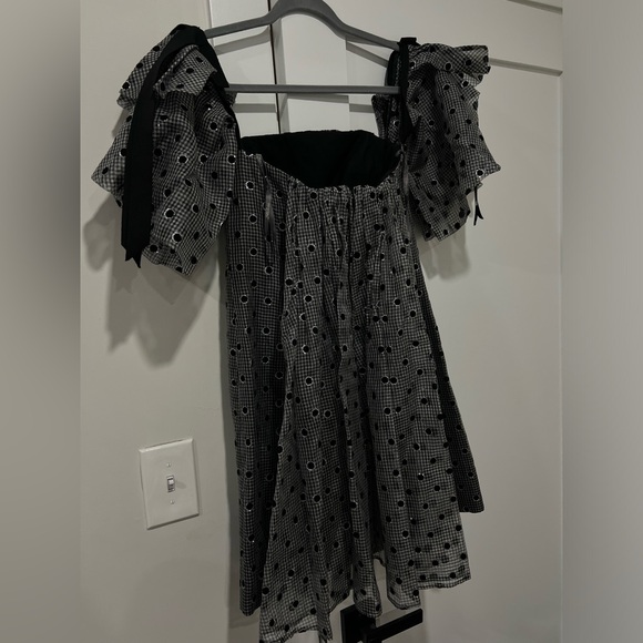 LELA ROSE POLKA DOT MINI DRESS - Picture 9 of 10